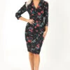 Becky Floral Wiggle Dress