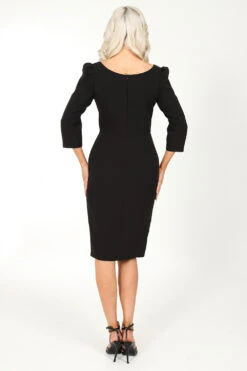 Mariana Black Wiggle Dress 7 Mariana Black Wiggle Dress -EliteCloset Sales Store 1697214138652202