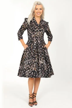 Skylar Polka Dot Swing Dress