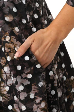 Skylar Polka Dot Swing Dress -EliteCloset Sales Store 1697214976670205