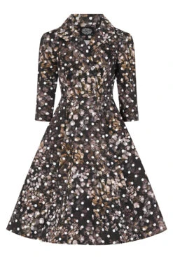 Skylar Polka Dot Swing Dress -EliteCloset Sales Store 1697215012670201