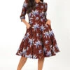 Maria Floral Swing Dress