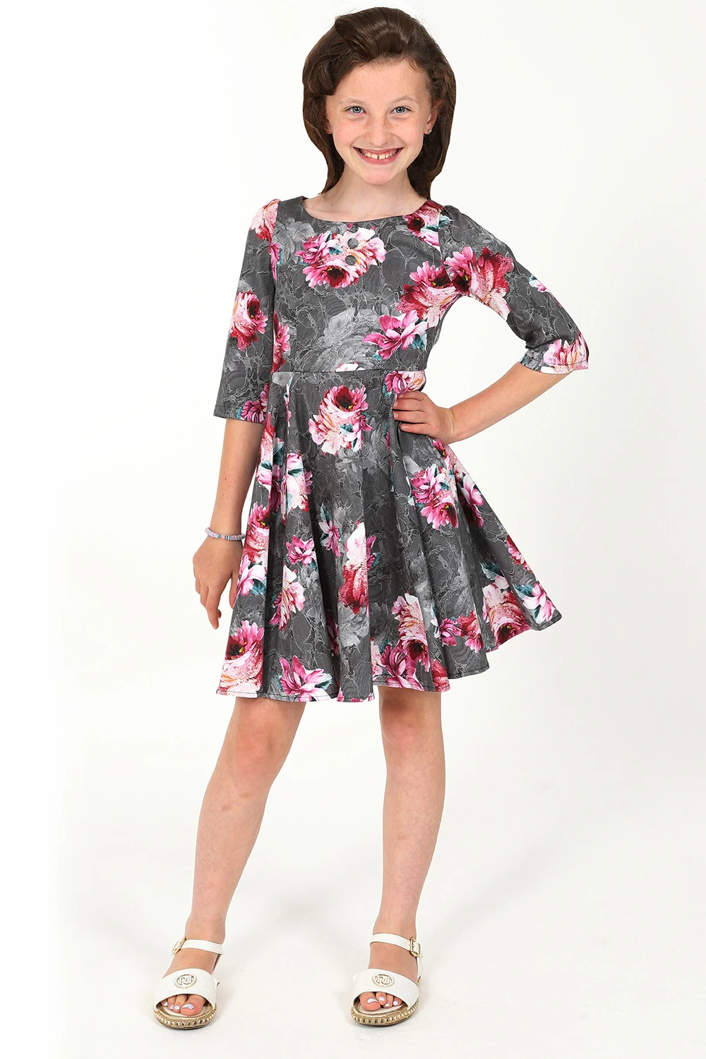 Harriet Floral Swing Dress In Kids 1 Harriet Floral Swing Dress In Kids