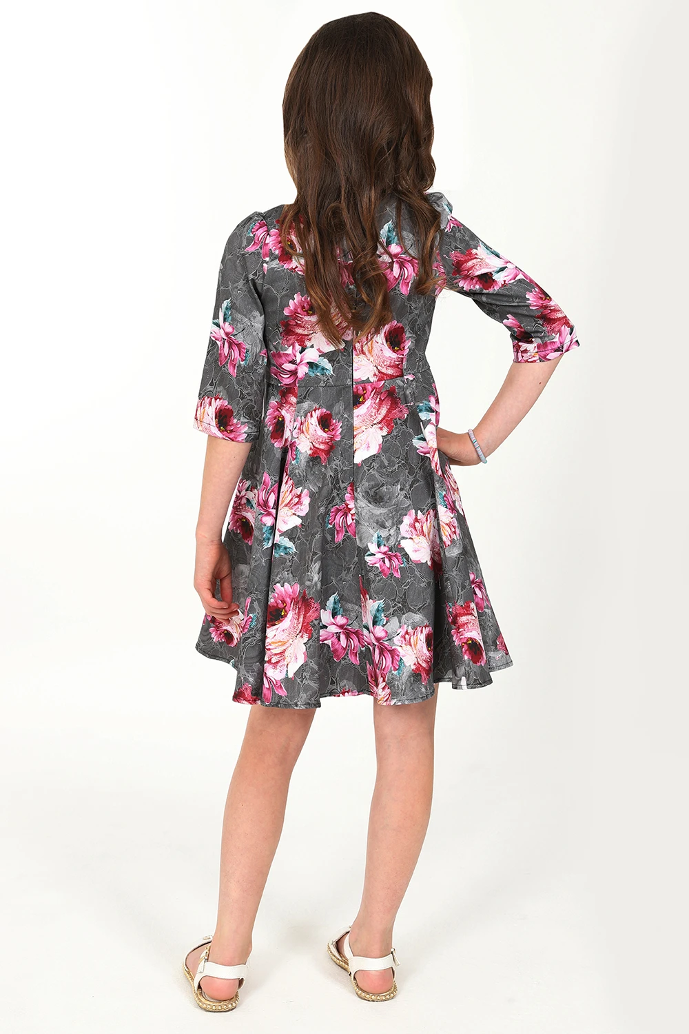 Harriet Floral Swing Dress In Kids 2 Harriet Floral Swing Dress In Kids - Image 2