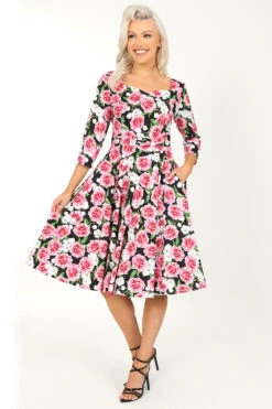 Dana Floral Swing Dress