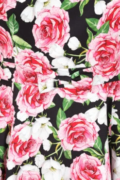 Dana Floral Swing Dress -EliteCloset Sales Store 1697215952683203